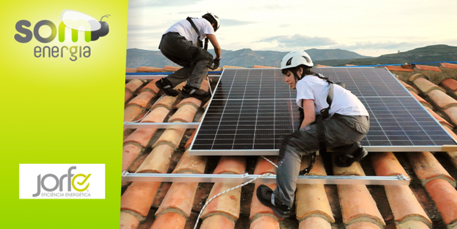 Campaña Lleida Autoproducció Solar Som Energia y Jorfe