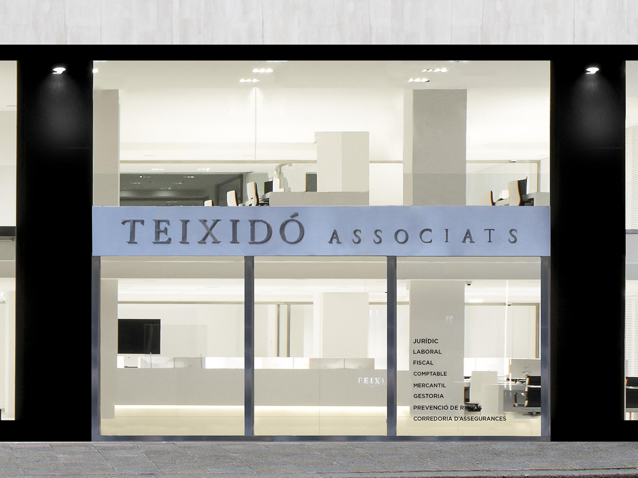 exterior fachada nuevas oficinas Teixido i Associats en Lleida