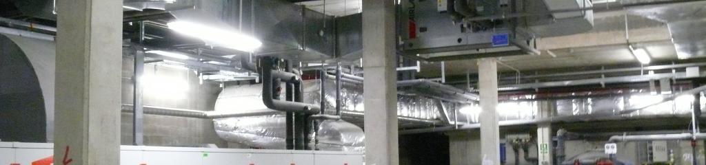 Instal·lacions climatització i fontaneria realitzades per Jorfe a l'edifici gimnas Ekke