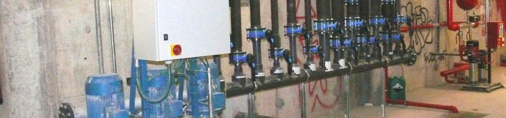 Instalaciones de fontanería realizadas por Jorfe en el edificio gimnasio Ekke