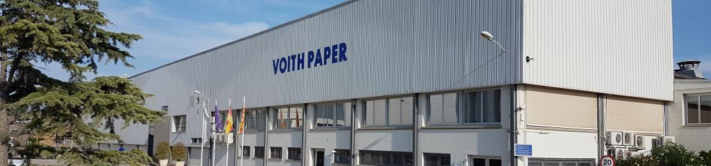 fachada edificio fábrica Voith Paper Guissona
