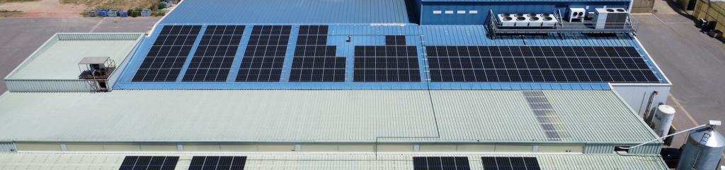 vista aérea fotovoltaica Centre Especial de Treball El Pla