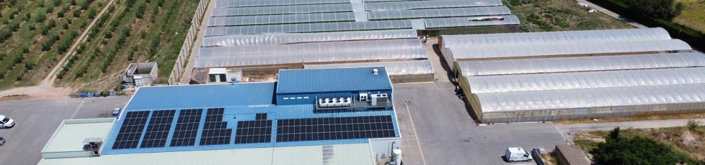 vista aérea fotovoltaica Centre Especial de Treball El Pla